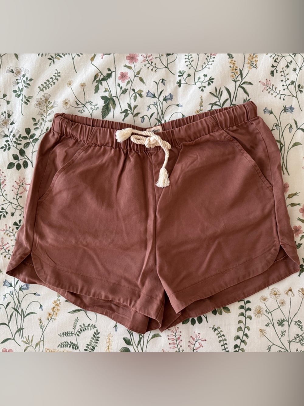 New Up West Women’s Shorts Elastic-Waist with Drawstring Small S UpWest